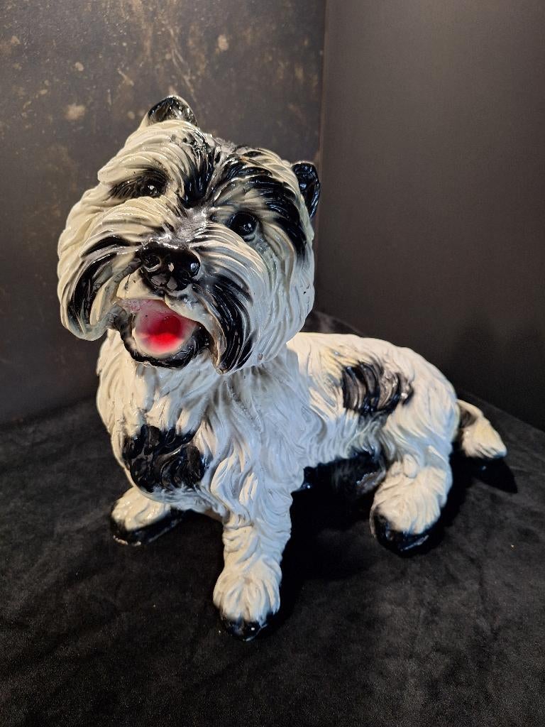 Vintage 'Westie' in stevige kunststof, Ophalen of Verzenden
