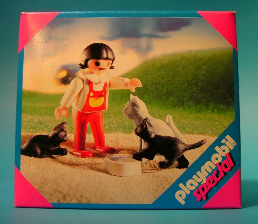 PLAYMOBIL -  MEISJE MET KATTEN - 4605 - Specialset - Nieuw-, Enlèvement ou Envoi, Neuf, Ensemble complet