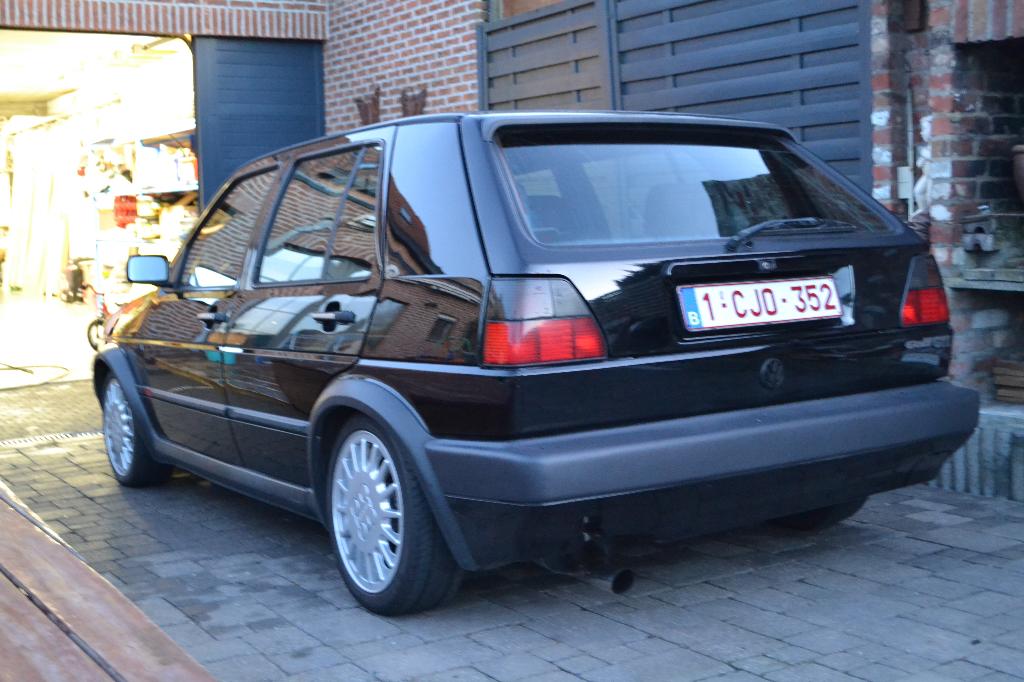 Golf 2 GTI 8v ‘90, Auto's, Voorwielaandrijving, 4 cilinders, Zwart, Bedrijf