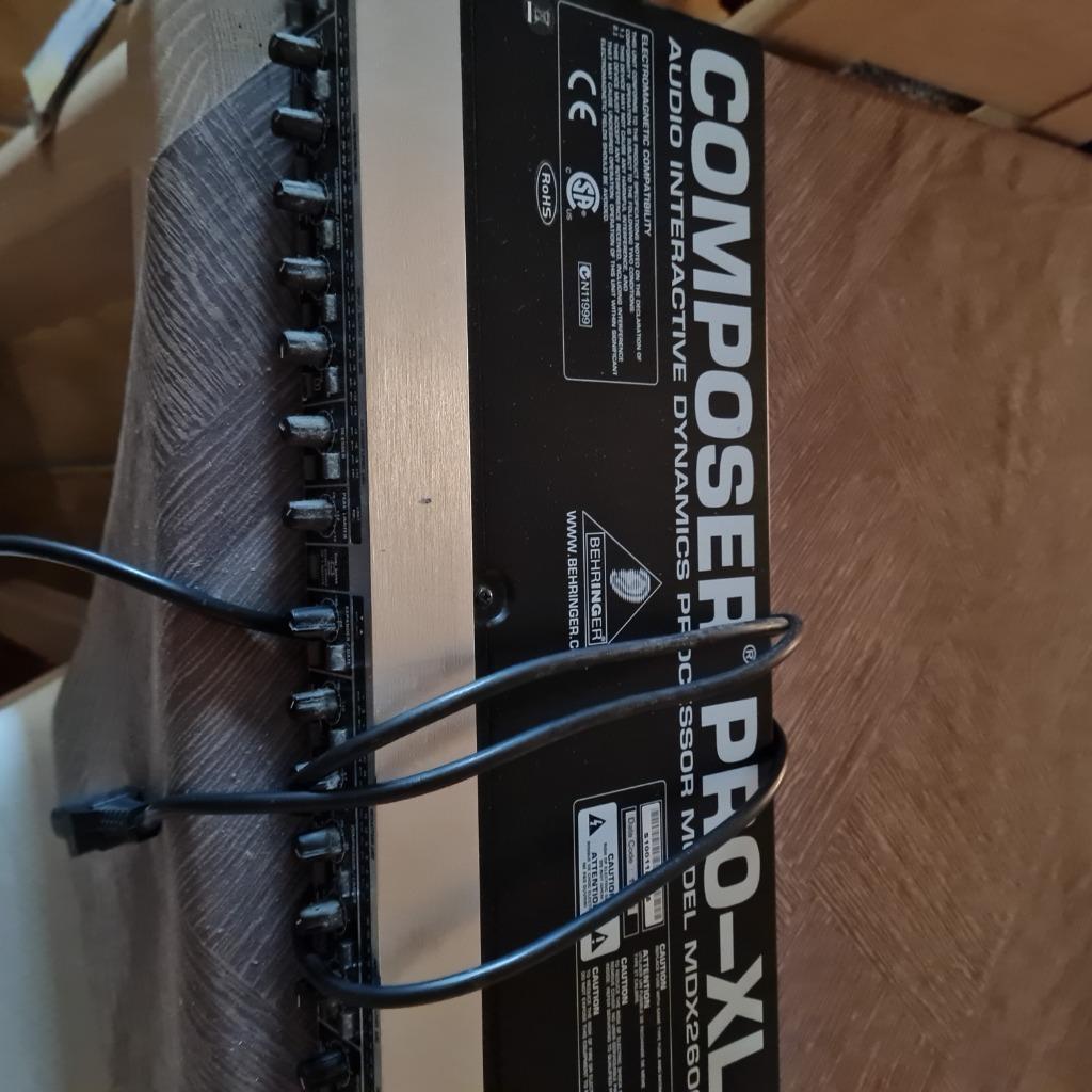 Behringer MDX2600 composer (Compressor), Audio, Tv en Foto, Ophalen, Gebruikt, Audio