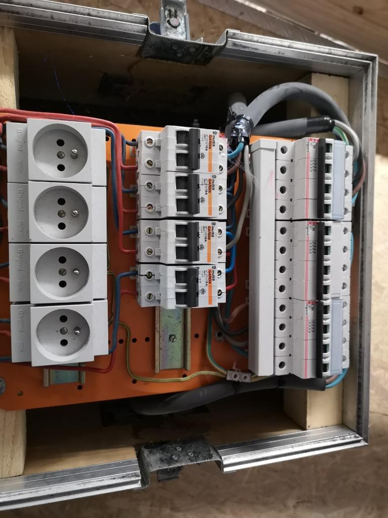 Distribution électrique 3x380V IN : 63A / OUT : 2x 32A /4x S, Ophalen of Verzenden, Gebruikt