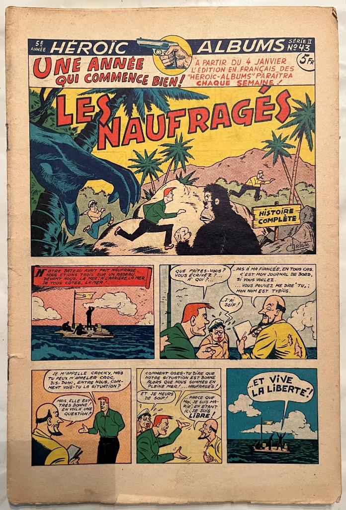Héroïc-Albums 4ème année n 48 (1948), Enlèvement