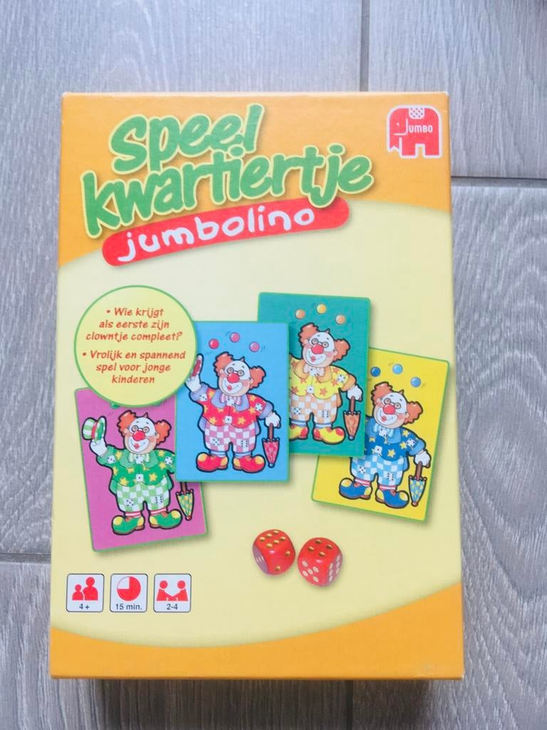 Speelkwartiertje ,jumbolino, jumbo, Een of twee spelers, Ophalen of Verzenden, Zo goed als nieuw, Jumbo