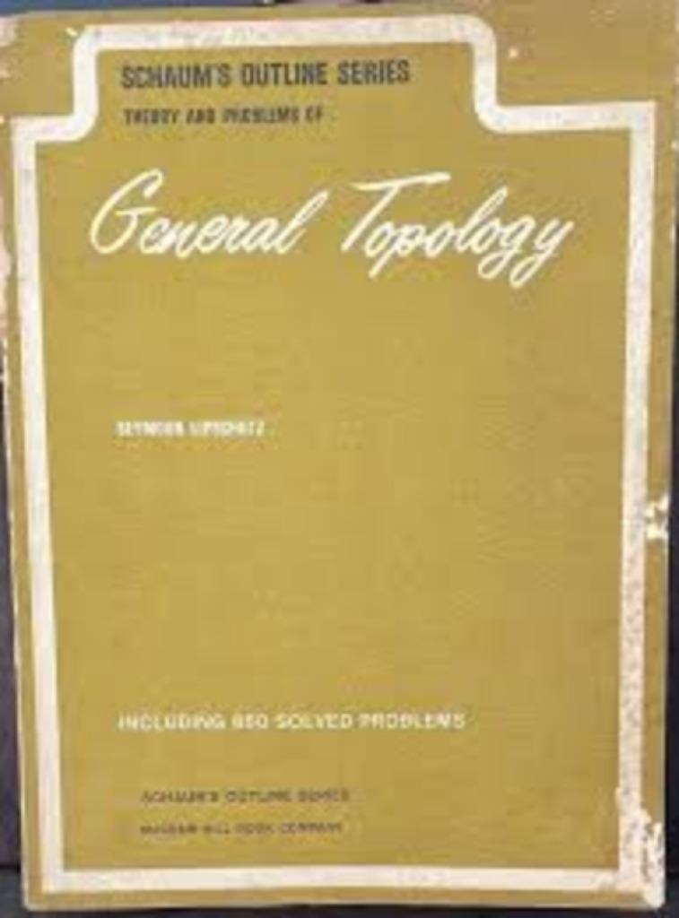 Theory/Problems of General Topology|S. Lipschutz 070379882, Livres, Enlèvement ou Envoi, Utilisé, Sciences naturelles, Zie beschrijving