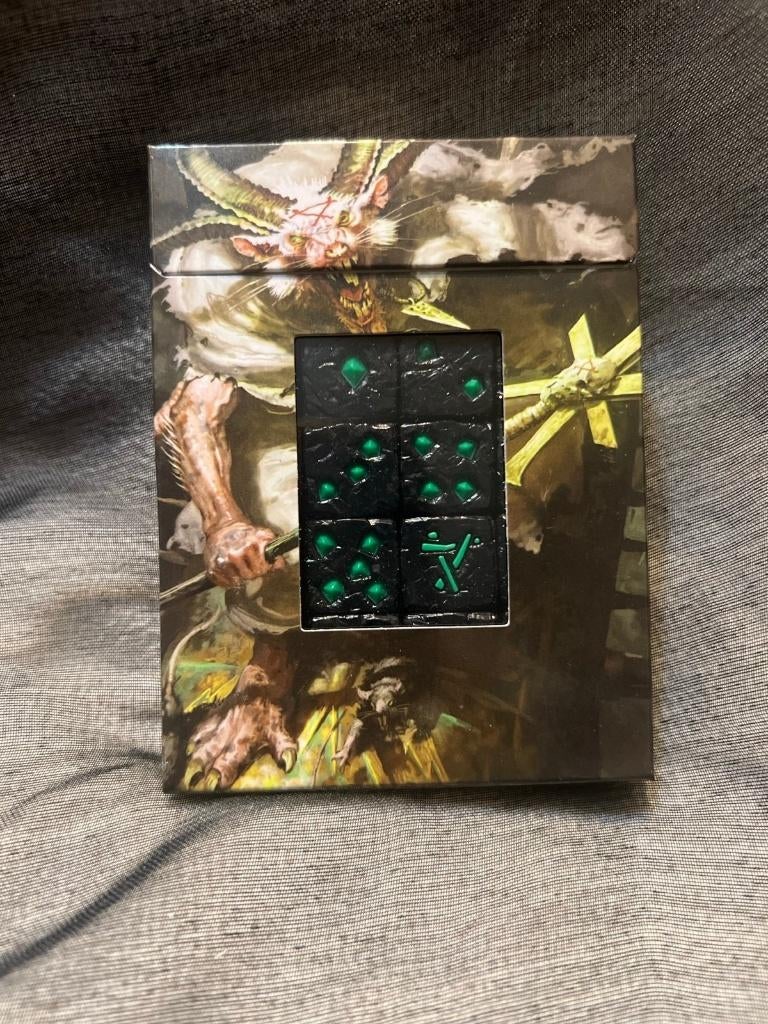 Warhammer Skaven dice set, Hobby en Vrije tijd, Ophalen of Verzenden, Zo goed als nieuw, Warhammer, Accessoires