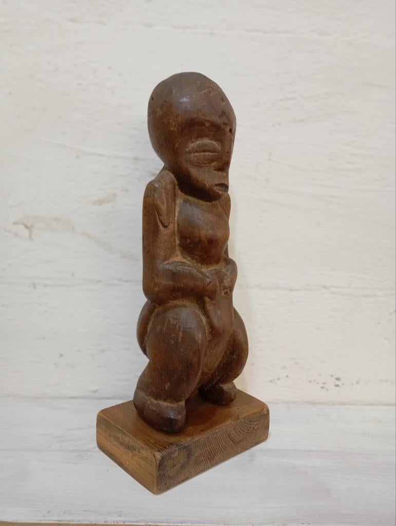 Beeldje Oost-Congo, Lega (Warega),, Antiek en Kunst, Ophalen of Verzenden