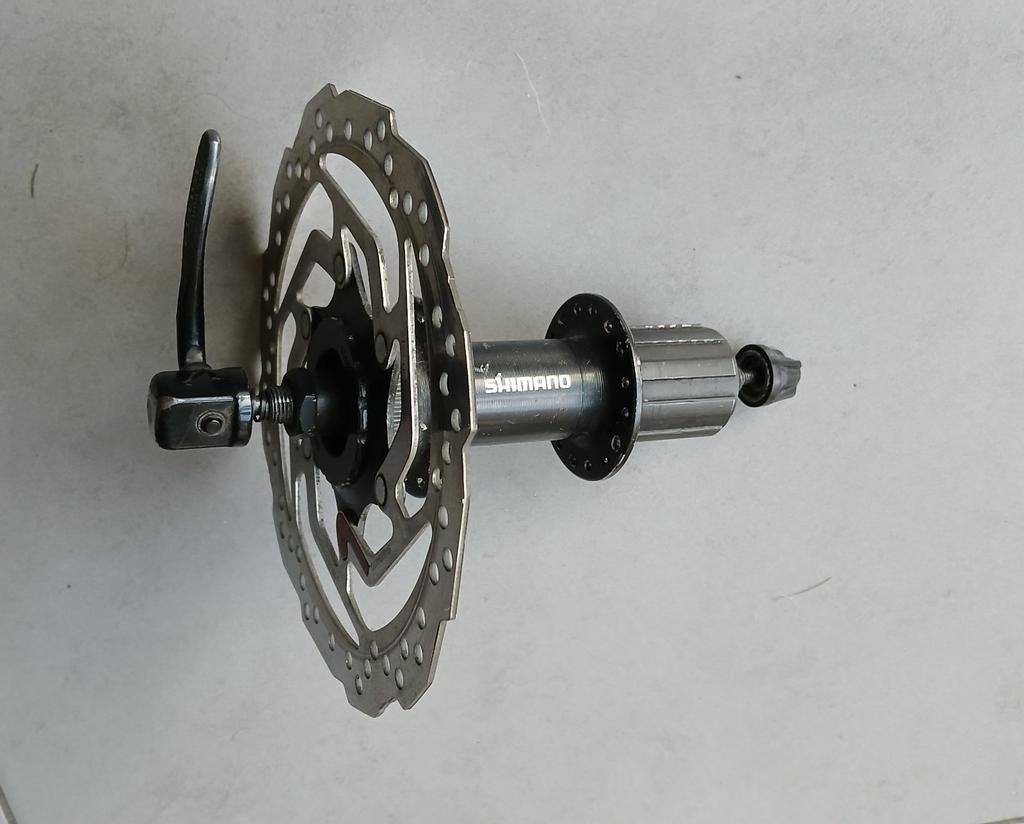 Shimano Achternaaf plus gemonteerde schijfrem., Enlèvement, Comme neuf