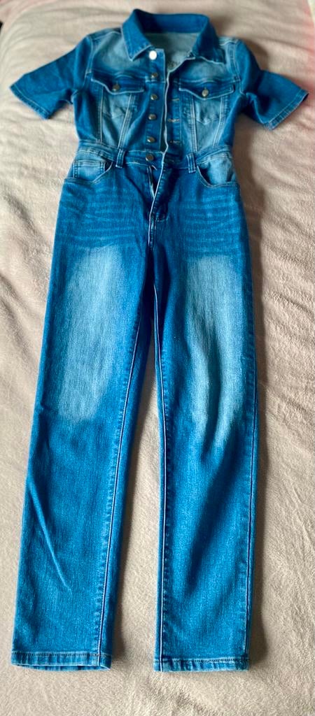 Jeans overall maat 36/38, Kleding | Dames, Ophalen of Verzenden, Zo goed als nieuw, Maat 36 (S)