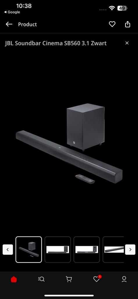 Jbl cinema560, TV, Hi-fi & Vidéo, Enlèvement, JBL