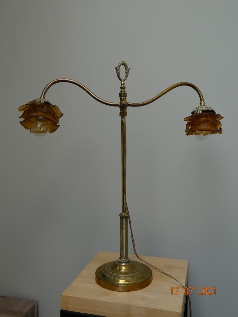 art-deco bureaulamp, Ophalen, Zo goed als nieuw