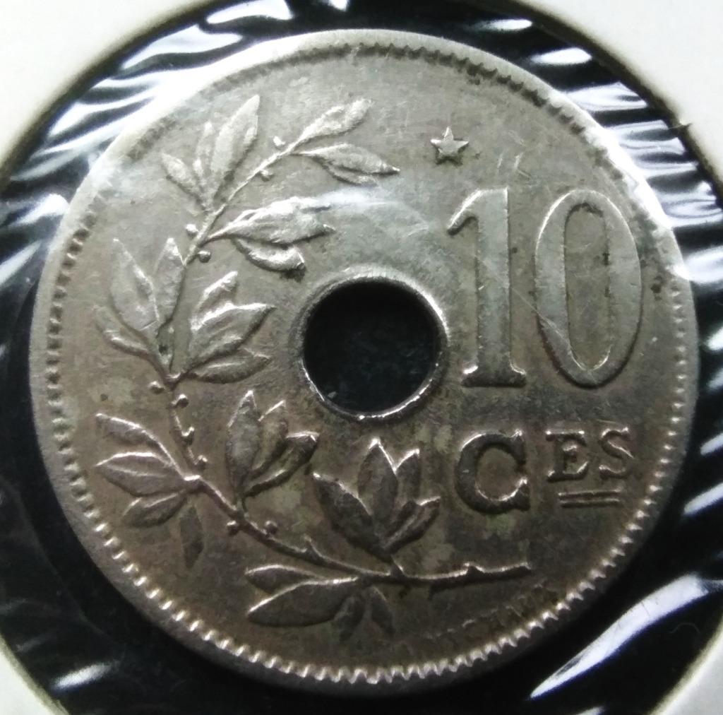 belgie 10 cent 1931 - FR - ster op 2 punten, Postzegels en Munten, Ophalen of Verzenden, Overig, Losse munt