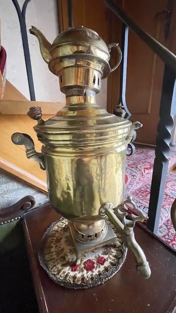 Antieke Samovar, Antiek en Kunst, Ophalen, Koper