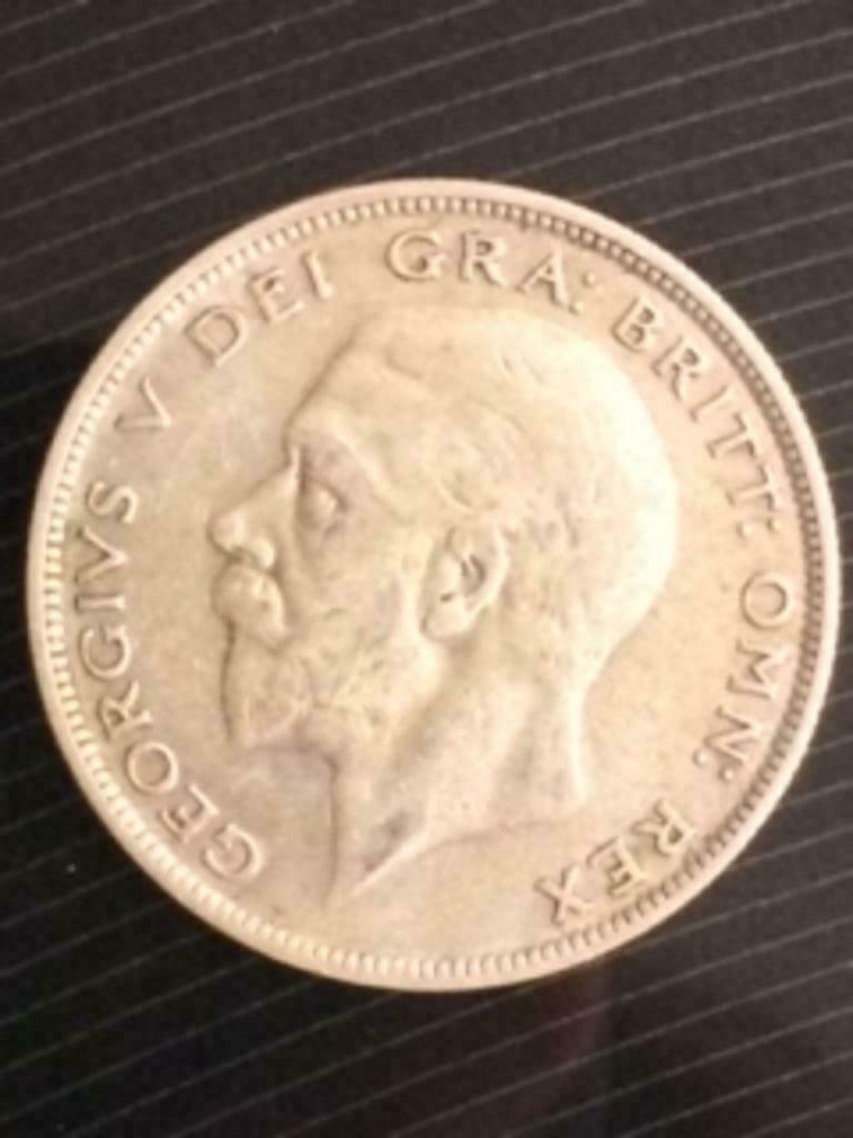 Munten Half crown - 1929, Ophalen, Overige landen, Losse munt, Zilver