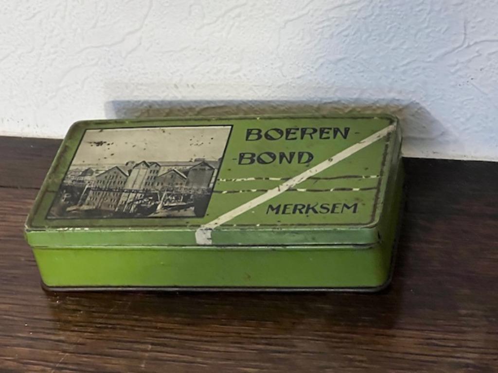 Blikken doosje Boerenbond Merksem, Verzamelen, Ophalen