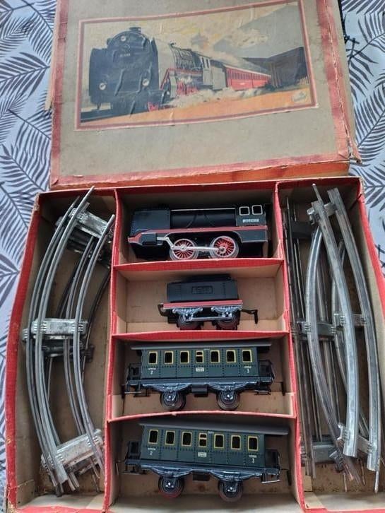 Coffret de train miniature ancien Distler, Enlèvement, Comme neuf