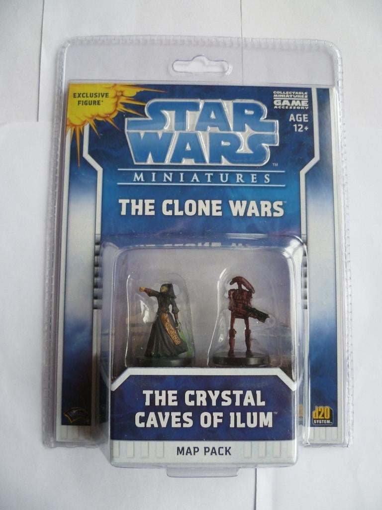 STARWARS CLONE WARS MINIATURES"CRYSTAL CAVES OF ILUM"2009, Verzamelen, Ophalen of Verzenden, Nieuw, Actiefiguurtje