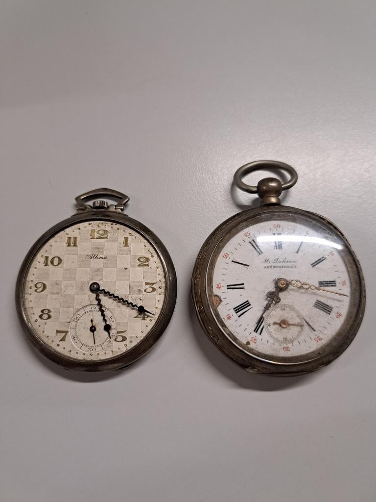 2 montres gousset à réparer. Enlèvement ou envoi