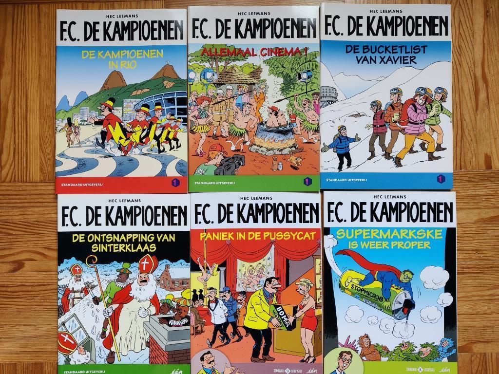 lot strips F.C. De Kampioenen (,zie lijst), Boeken, Meerdere stripboeken, Ophalen of Verzenden, Gelezen, Hec Leemans (FC De Kampioenen)