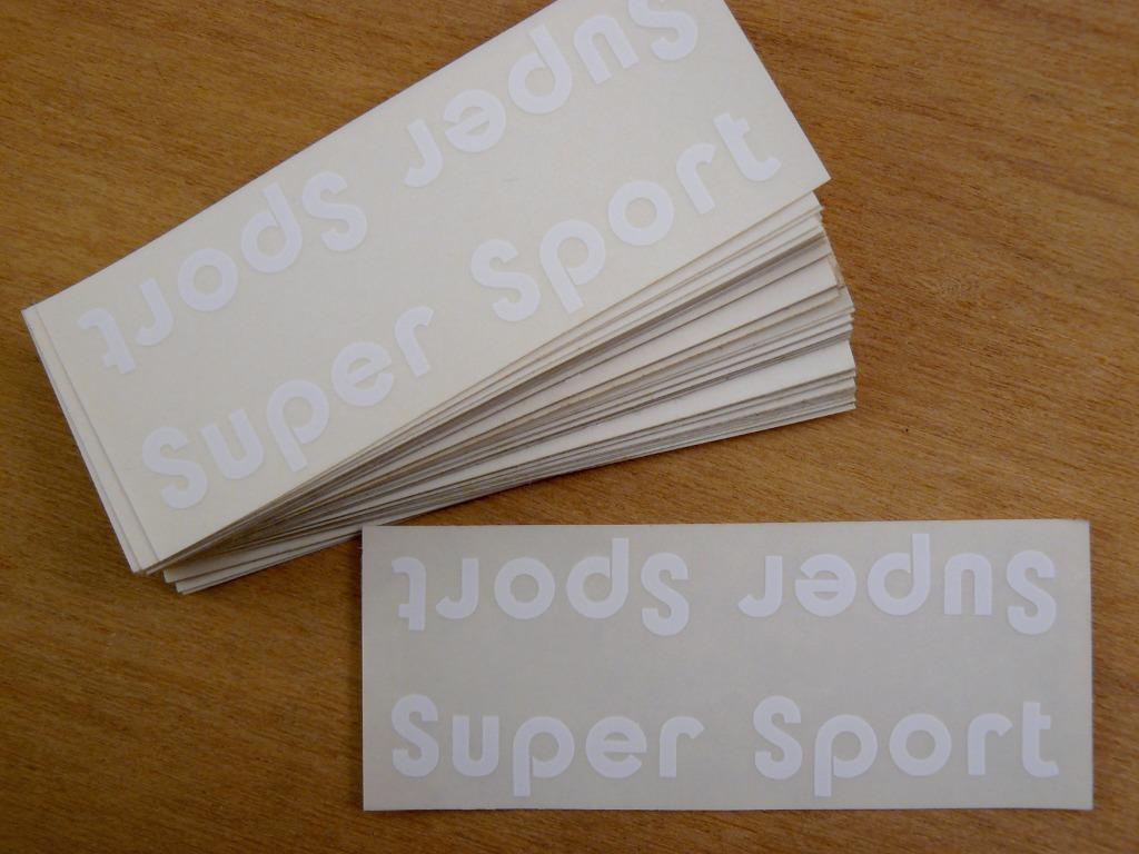 Stickers fiets "Super Sport", Fietsen en Brommers, Ophalen of Verzenden, Nieuw