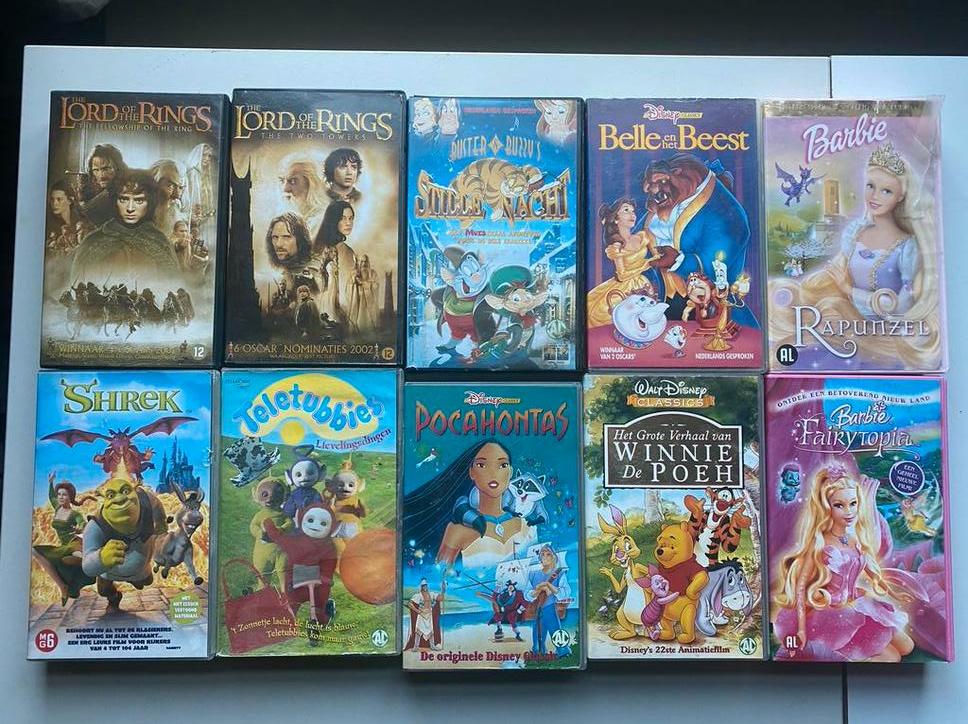 VHS films, Cd's en Dvd's, Tekenfilm, Alle leeftijden, Ophalen of Verzenden, Zo goed als nieuw