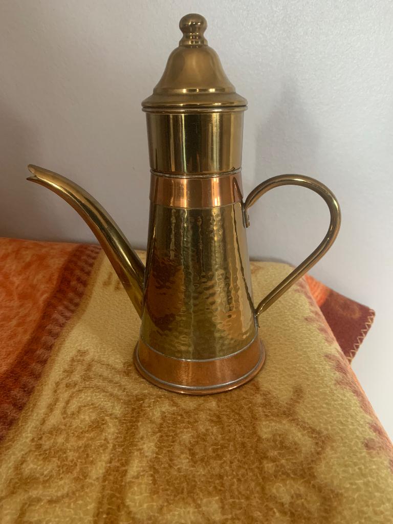 Koperen theepot Hoogte 23 cm, Antiek en Kunst, Ophalen of Verzenden, Koper