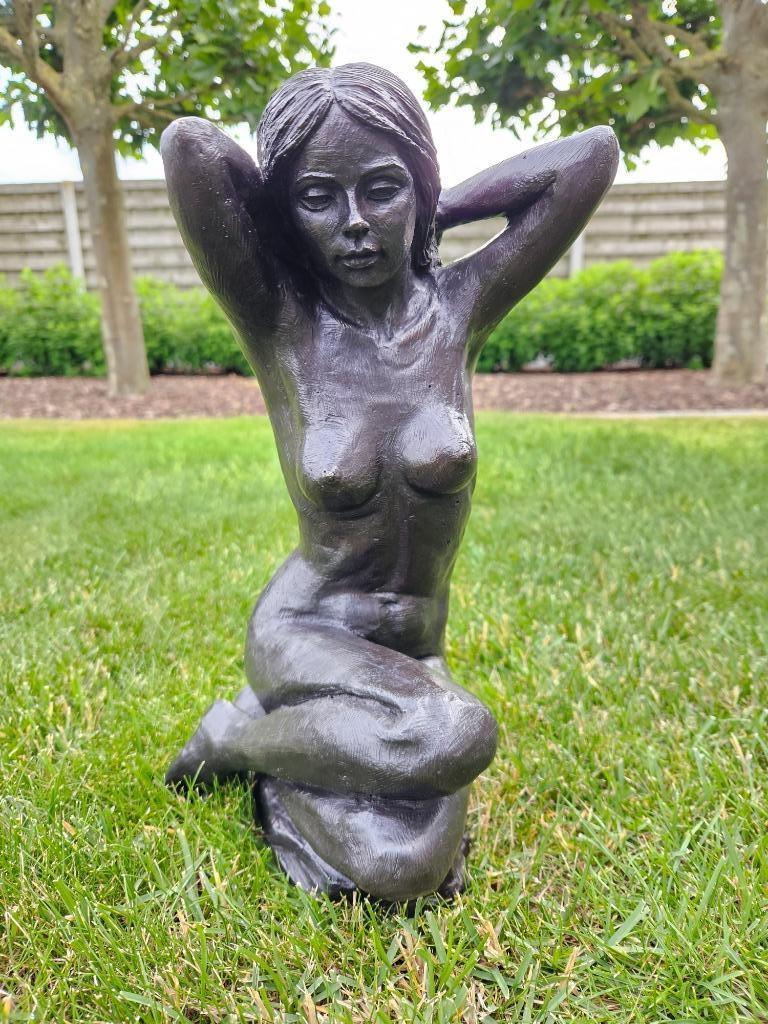 Bronzen sensueel naakt, ruime keuze bronzen tuinbeelden!, Ophalen of Verzenden