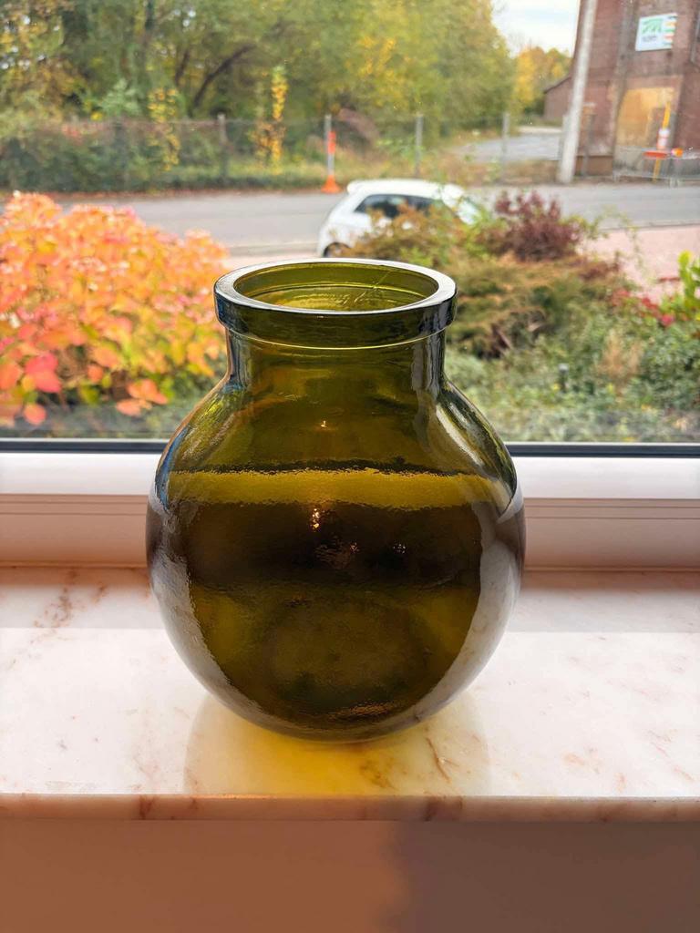 Très joli vase vert coeur   H&M home, Enlèvement ou Envoi, Comme neuf