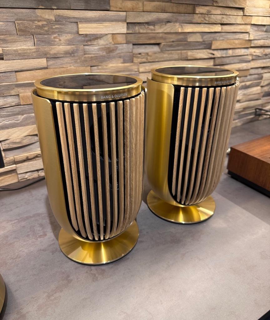 Bang & Olufsen Beolab 8 Alu - Gold - Black Anthracite - B&O, Autres marques, Info@bang-olufsen.dk, Comme neuf, Enlèvement