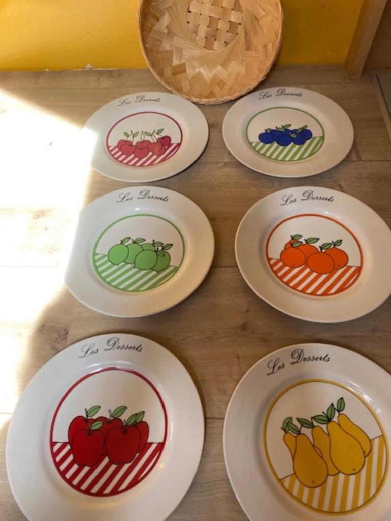 Set Dessertborden - ontbijtborden + mandje, Ophalen, Nieuw, Overige stijlen, Bord(en)