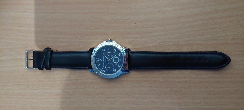 Daniel Hechter herenhorloge, Overige merken, Overige materialen, Leer, Polshorloge