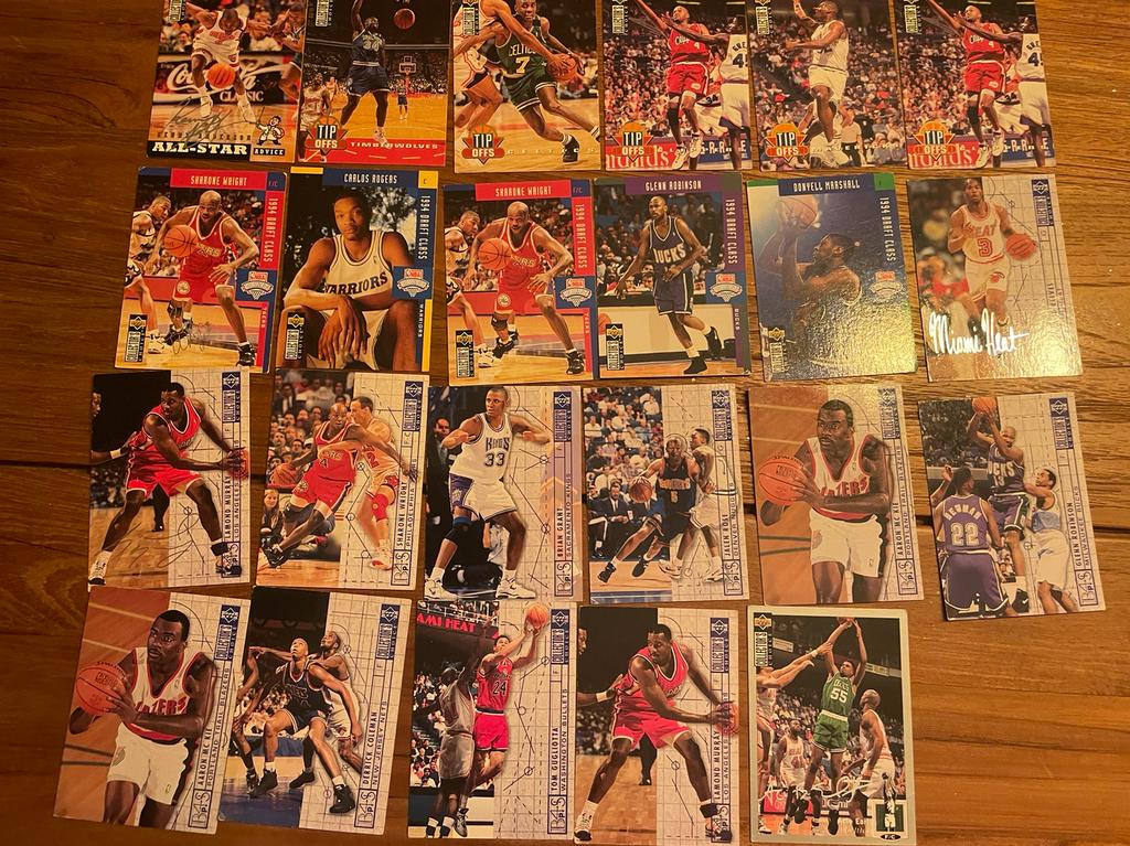 59x collector’s choice Upper deck 1994-95, Ophalen of Verzenden, Gebruikt, Meerdere plaatjes