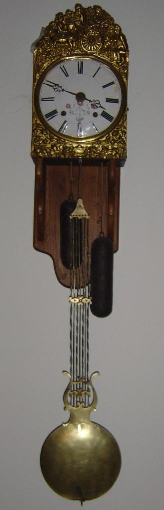 Antieke Franse wandklok, Antiek en Kunst, Ophalen
