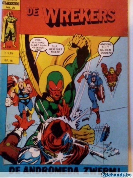 De wrekers. Strip. Marvel Comics Group., Gelezen, Ophalen of Verzenden, Nederland, Marvel Comics Group