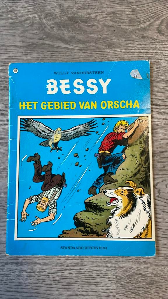Bessy - Nr 135 Het gebied van Orscha  - 1e druk - 1979, Boeken, Stripverhalen, Gelezen, Willy Vandersteen, Eén stripboek, Ophalen of Verzenden