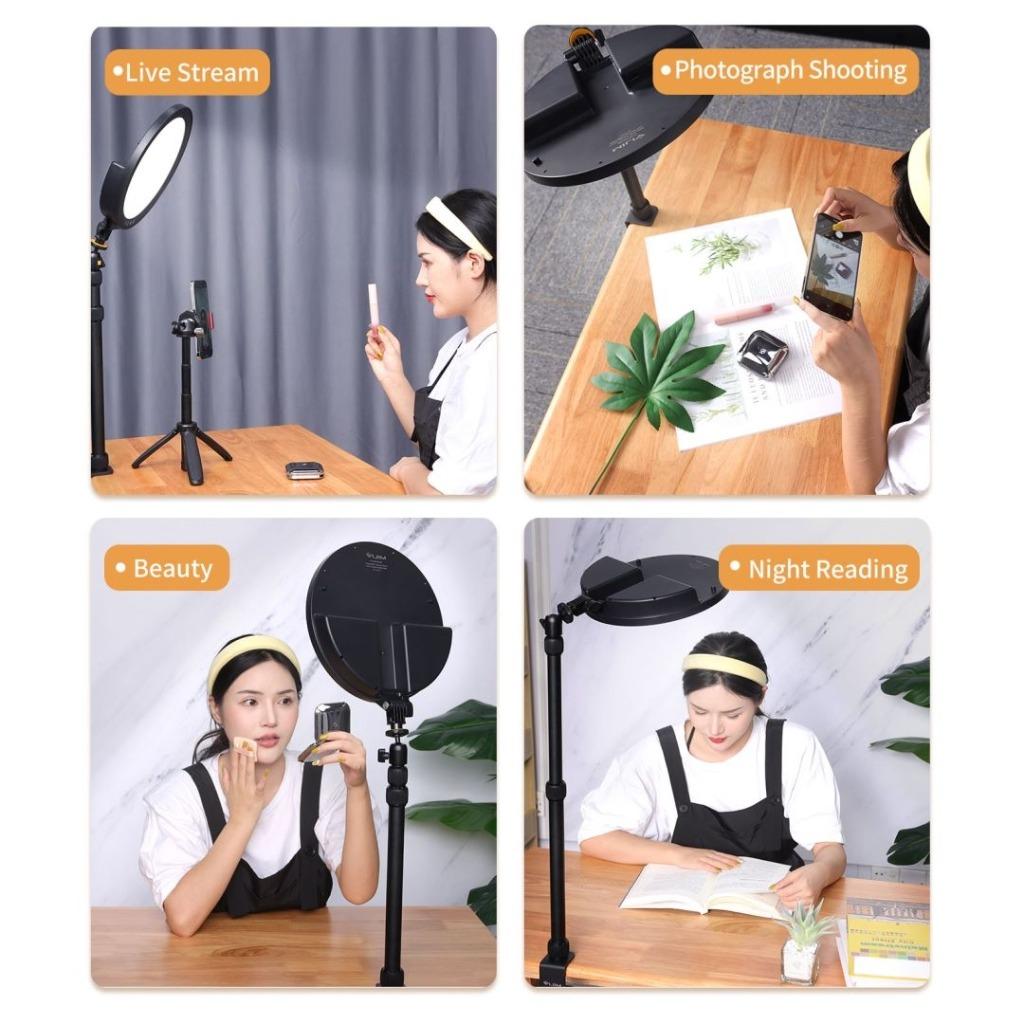 Video Stream Lamp Draadloos Verstelbaar USB + batterij🤗😎👌, Ophalen of Verzenden, Zo goed als nieuw, Vloerspot of Grondspot