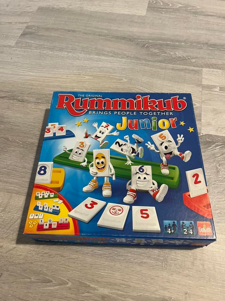 Match Rummikub Junior, Trois ou quatre joueurs, Enlèvement ou Envoi, Comme neuf, Goliath