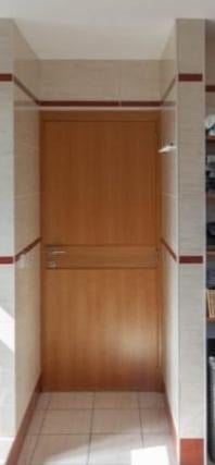 2 vol houten binnendeuren, inclusief omlijsting, Ophalen, Gebruikt, 80 tot 100 cm, Binnendeur