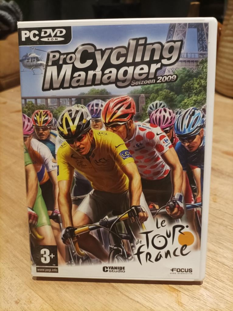 Pro Cycling manager 2009 PC (of 3 dvd's voor 2€), Games en Spelcomputers, Ophalen of Verzenden, Gebruikt