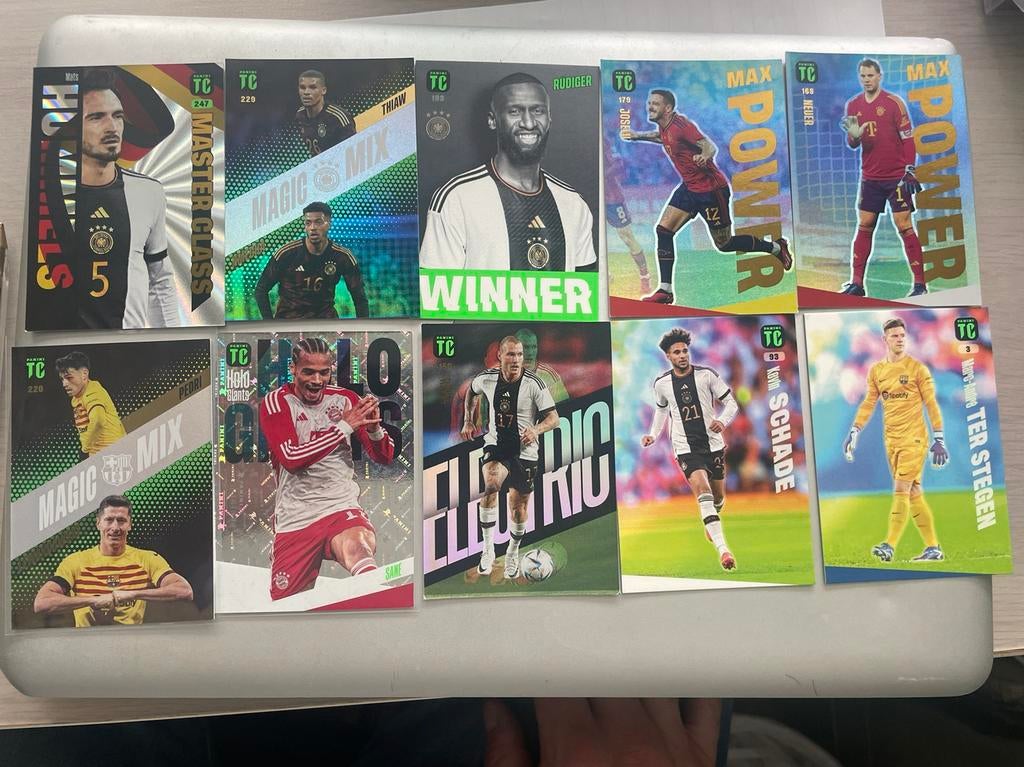 10x Top Class Germany Neuer Sane Pedri, Ophalen of Verzenden, Nieuw, Meerdere plaatjes