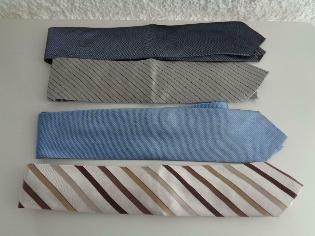 Cravates Divers. Lot de 4 pièces. N3, Enlèvement ou Envoi, Autres couleurs, Porté, Divers