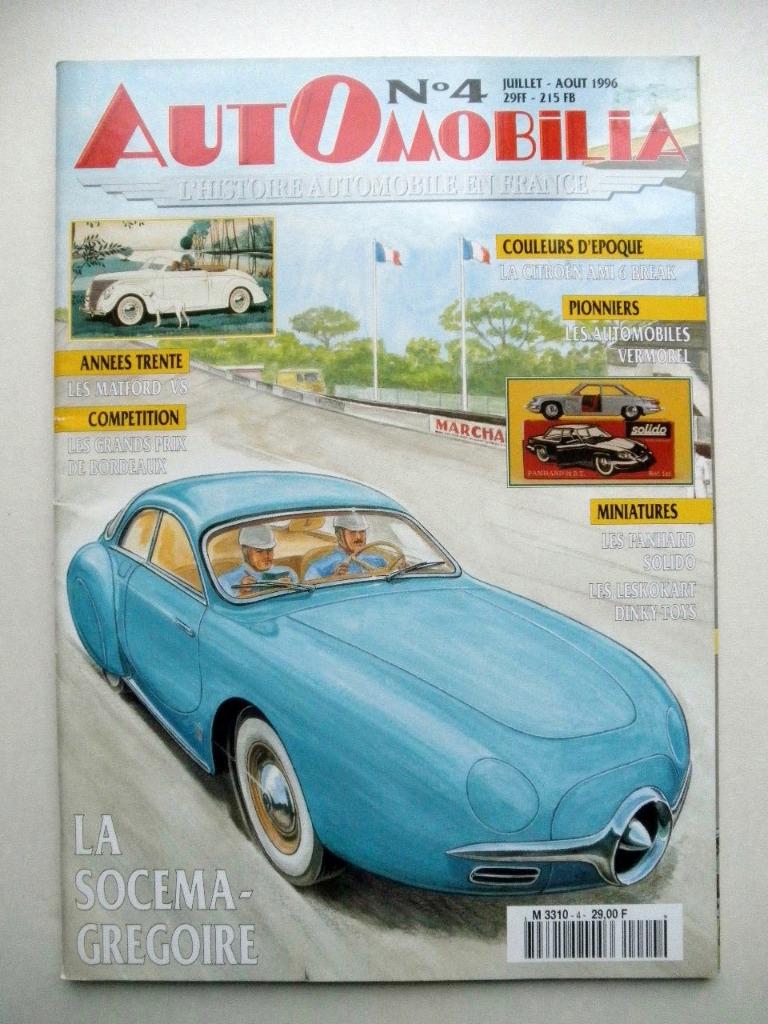 Automobilia L’histoire automobile en France 1à 4 HS 1956 (2), Ophalen, Zo goed als nieuw, Citroën, Collectif