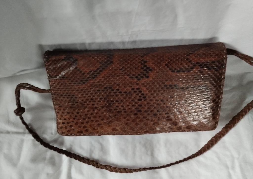 sac à main, Enlèvement ou Envoi, Utilisé, Brun, Cuir