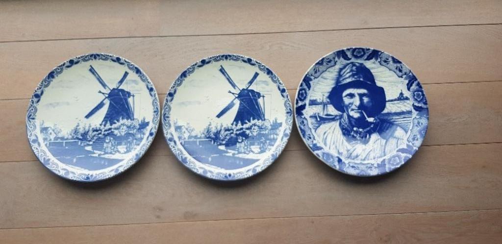 Sierborden Delfts Blauw, Ophalen