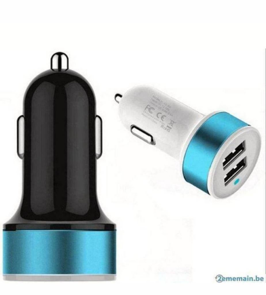 Chargeur voiture Allume Cigare 2 Prise USB Universel  3.1A, Enlèvement ou Envoi, Neuf