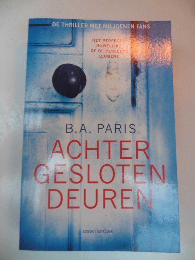achter gesloten deuren ( b.a. paris ), Enlèvement ou Envoi, Comme neuf