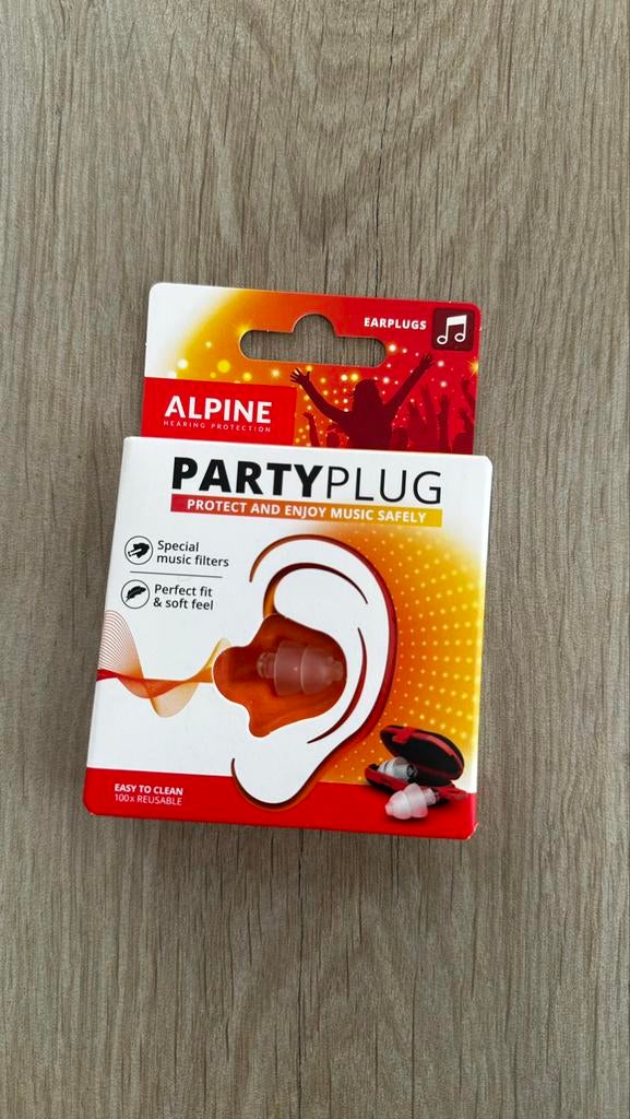 Partyplug oordoppen, Doe-het-zelf en Bouw, Gehoorbeschermers, Ophalen of Verzenden, Nieuw