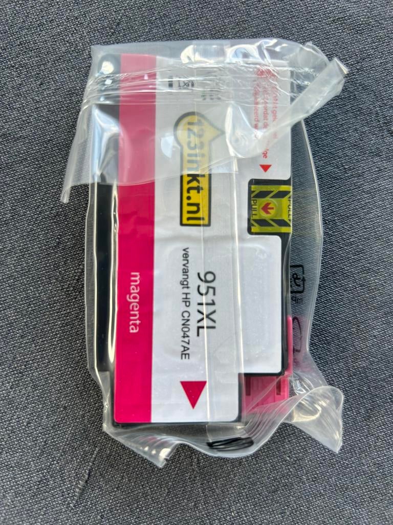 123inkt vervangt HP 951XL (CN047AE) inktcartridge magenta, Ophalen, Nieuw, Cartridge, 1 2 3 inkt