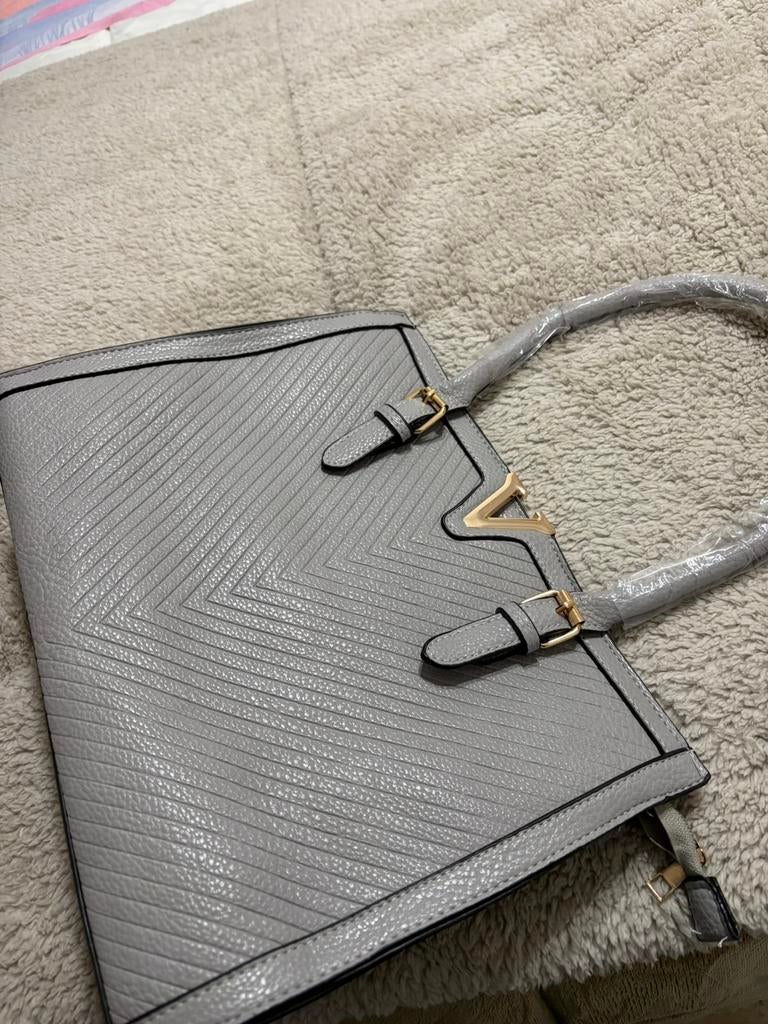 Sac à main dame gris, Envoi, Gris, Sac à main