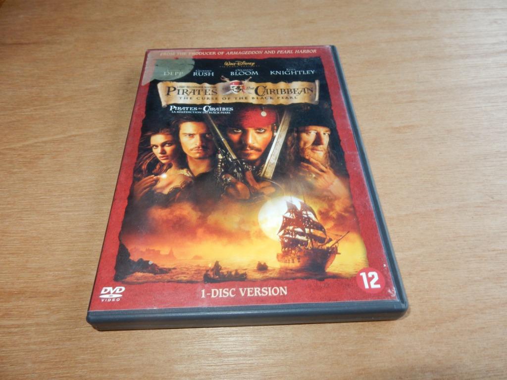 nr.1373 - Dvd: the curse of the black pearl - avontuur, Vanaf 12 jaar, Ophalen of Verzenden