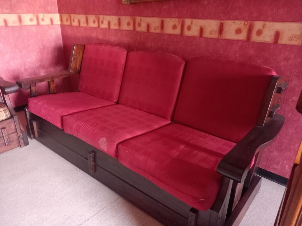 Houten zetel, Ophalen